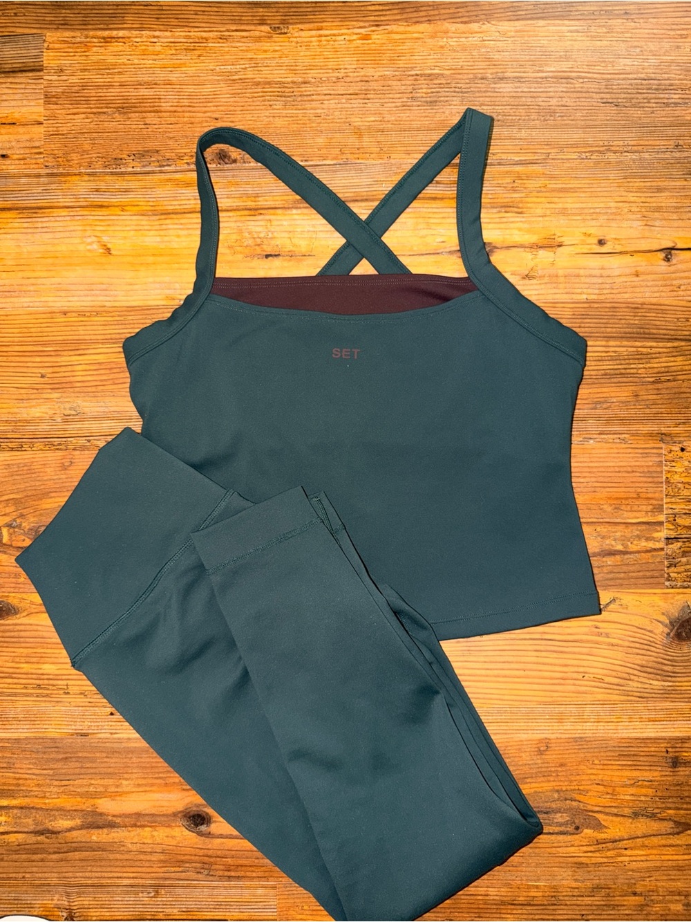 SET Active LUXFORM Lux Studio Tank and Lux High Rise Leggings-Everwood
